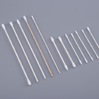 Pure Cotton Bud Swab Flat Head , Long Cotton Swabs Sterile Easy To Use
