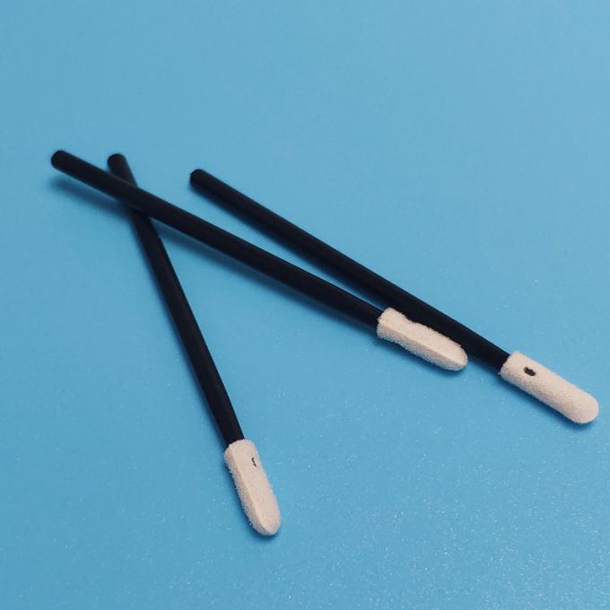PP Stick Disposable Foam Tipped Cleaning Swabs Length 70mm