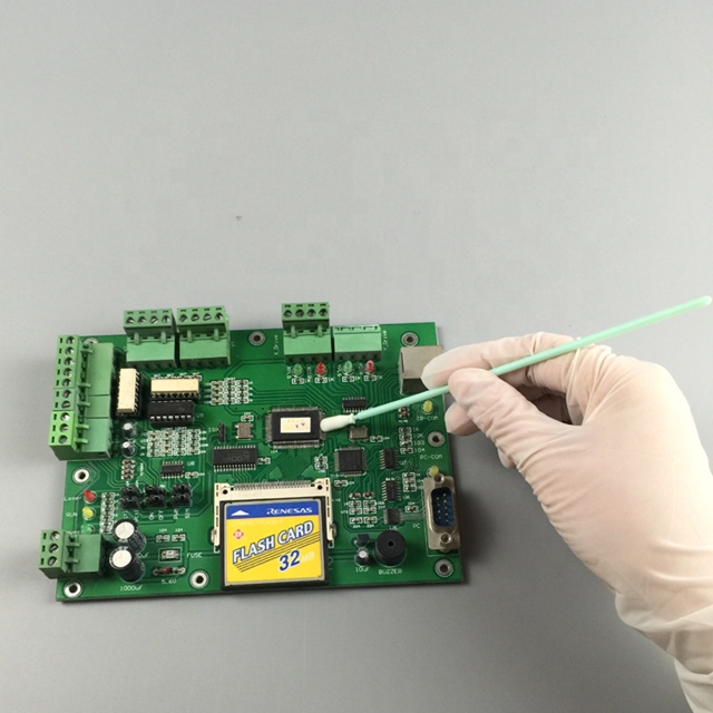 Industrial Sponge ESD Safe Swabs , Electronic Long Cleaning Swabs Pp Stick