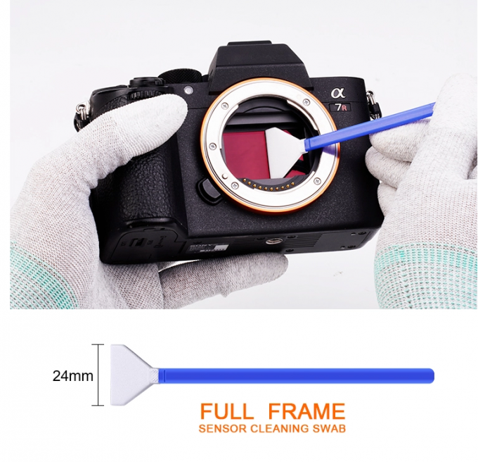 24mm V Shape CMOS Full Frame DSLR Sensor Cleaning Swabs
