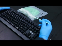 Electronics Circular Head Disposable Cleanroom Foam Swabs