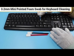 Precision Mold Cleaning Micro Pointed ESD Foam Tip Cleanroom Swab 3.2mm Lint Free