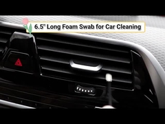 Extended Handle Foam Swab Blue/Green/Black Foam Tip Swab With 165mm Long Handle