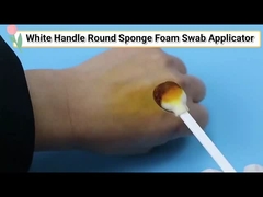 125mm Single Big Round Sponge Head Cleanroom Foam  Cleaning Swab