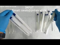 Specimen collection swab with tube