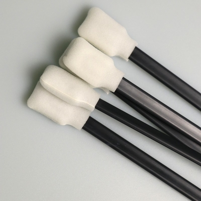 Dustless Cleanroom Rectangular Foam Tip Swab With Black Handle