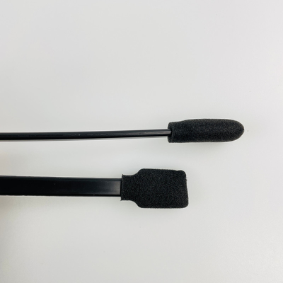 Long Handle Printer Head Foam Tip Swabs For Solvent Printer Black Sponge