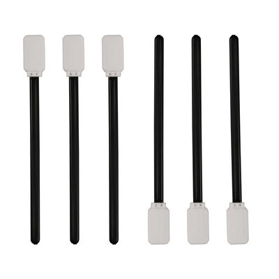 2 Layers Square Large Format Printer Cleaning Polyester Swabs With Black Handle