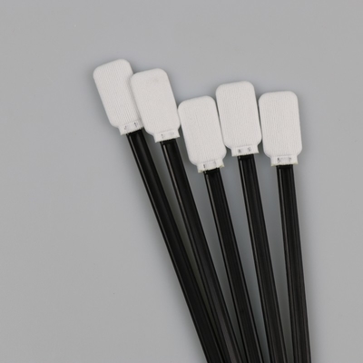 2 Layers Square Large Format Printer Cleaning Polyester Swabs With Black Handle