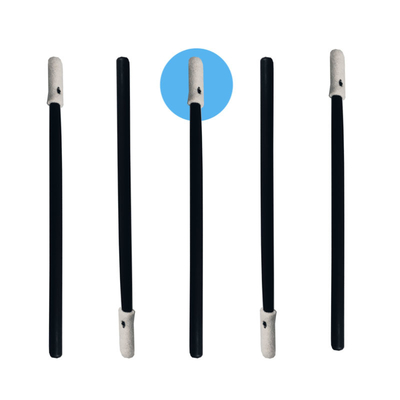 3.2mm Lint Free Small Sponge Head Cleanroom Foam Swab With Black Handle