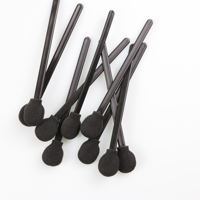 Lint Free Round Black Sponge Foam Tip Swab For Car Cleaning