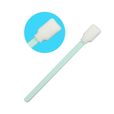 125mm Printer Head Foam Tip Swabs with Polypropylene Handle and Thermally Bonded Foam Head for Precision Cleaning