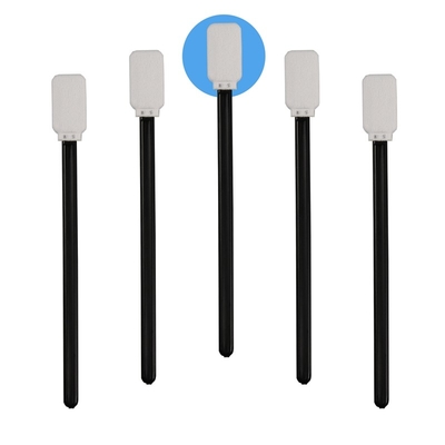 Lint Free Double Layers Rectangular Polyester Swab For Keyboard Cleaning