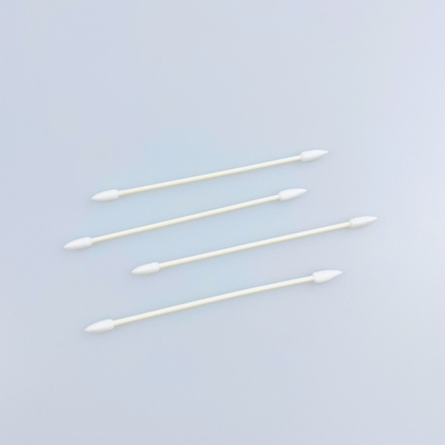 3MM Double Pointy Tipped Swab With Paper Stick Purified Cotton