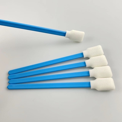 Rectangle Flat Blue Foam Cleaning Swabs Enabling Fast Absorption Of Contaminants