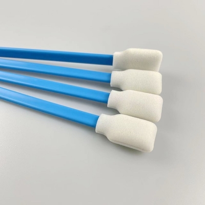 Rectangle Flat Blue Foam Cleaning Swabs Enabling Fast Absorption Of Contaminants