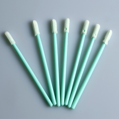 Industrial Small Round Head Lint Free Foam Swabs High Density