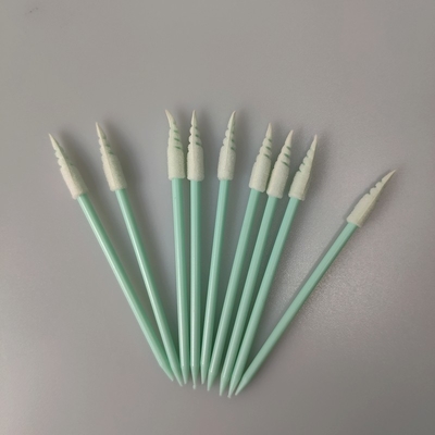 Lint Free Mini Spiral Pointed Sponge Foam Tip Swab For Watch Cleaning