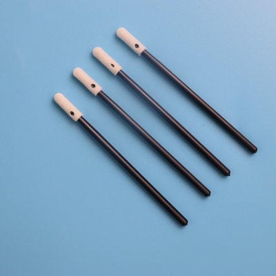 Round Mini Head Black Handle Sponge Foam Swab 3.2mm Lint Free