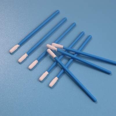 TX743 Blue Handle Precision Cleaning Cleanroom Polyester Swab Lint Free