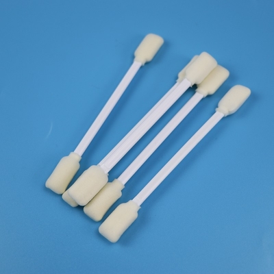 Lint Free Double Rectangle Head Cleanroom Foam Swab For Printer Cleaning