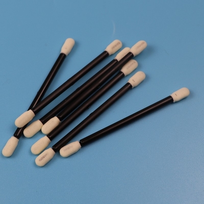 Black Handle Double Ended Foam Tip Cleanroom Swab Lint Free