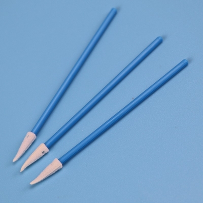 Rigid PP Stick Sharp Pointed Sponge Foam Tip ESD Cleanroom Swab For Factory Cleaning