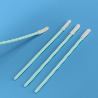 TX74 Dustless Green PP Stick Precision Cleaning Foam Tip Swabs For Cleanroom