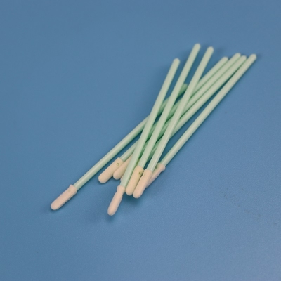 TX74 Dustless Green PP Stick Precision Cleaning Foam Tip Swabs For Cleanroom