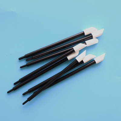 Black PP Stick 8mm PU Foam Swab High Absorbency Printhead Cleaning Swab