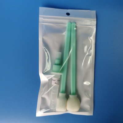 Car Cleaning Rectangle And Round Foam Tip Swab Portable Lint Free With Liquid