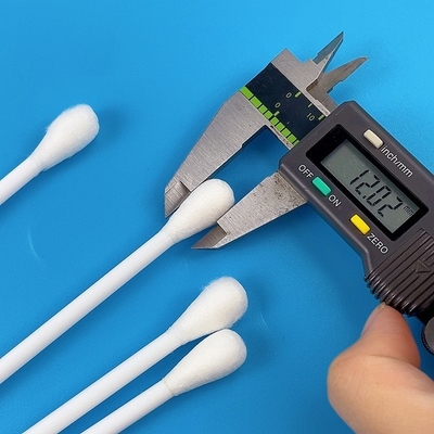 7.4 Inch Disposable Cotton Swab Medical With Big Head Hole On Handle Cleaning Sticks