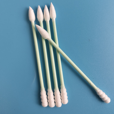 50pcs/Bag Biodegradable Green Paper Stick Qtips Cotton Bud Swab For Makeup Removing