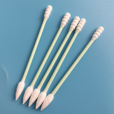 3" Eco-Friendly Green Paper Stick Makeup Removing Cotton Bud Swab For Daily Use