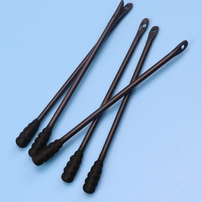 50pcs Eco-Frinedly Black Qtips Acne Cleaning Cotton Bud Swab For Daily Use