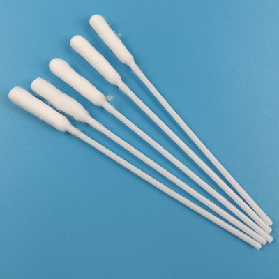 Biodegradable White Long Cylinder Cotton Swab Hygienic Cotton Bud Swab For Cosmetic