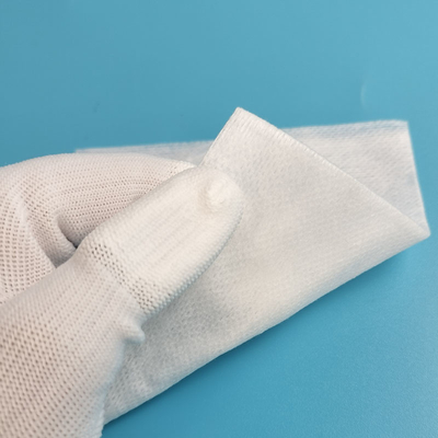 High Absorbency White Industrial Cleanroom Wipes For Printer Cleaning