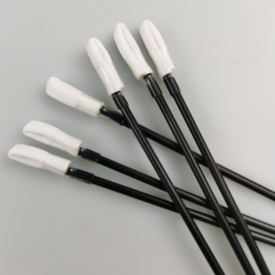 TX761 Non-Abrasive Red PP Stick Paddle Head Polyester Swabs PCB Cleaning Swab For Cleanroom