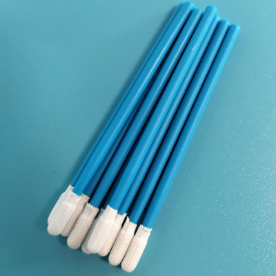 TX743 Chemical Resistant Lint Free Small Cleanroom ESD Polyester Swab For Factory Cleaning