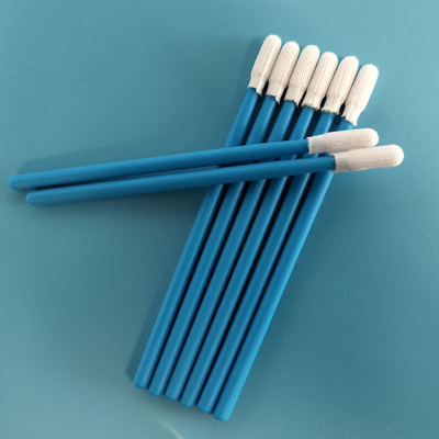 TX743 Chemical Resistant Lint Free Small Cleanroom ESD Polyester Swab For Factory Cleaning