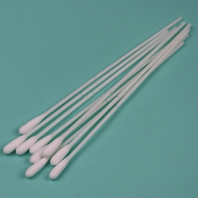 150mm ABS Stick Cotton Bud Swab Oral Specimen Collection Swab With Breaking Point
