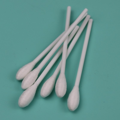 Disposable 9.6mm Big Round Head Cotton Bud Swab Applicator With Plastic Handle