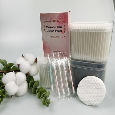 100/500pcs Bulk Makeup Cotton Pads - Hypoallergenic Round Non-Woven Facial Pads with Travel Bag