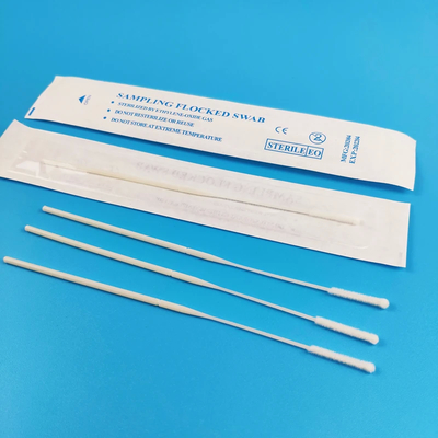 Sterile EO Gas Sampling Swab – CE Certified Nylon Flocked Tip, 150mm Long with Breakpoint, for Medical/Pharmaceutical Testing