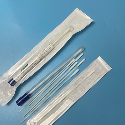 150mm Long Sterile EO Foam Sampling Swabs For Safe Germ Free Sample Collection