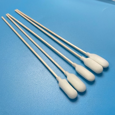 Foam Tip Sterile Disposable Sampling Swab EO Sterilized With Wooden Stick