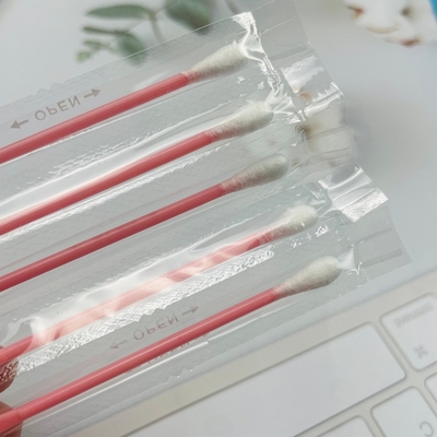 Professional Salon Cotton Swabs Individually Wrapped Round/Pointed Tips for Lash Extensions & Spa Use