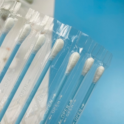 Professional Salon Cotton Swabs Individually Wrapped Round/Pointed Tips for Lash Extensions & Spa Use