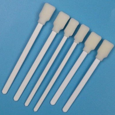 106mm Disposable White PP Sticker Rectangle Sponge Swab Skin Antiseptic Medical Foam Swab Applicator