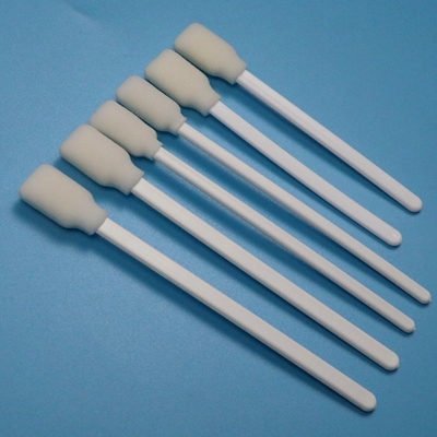 106mm Disposable White PP Sticker Rectangle Sponge Swab Skin Antiseptic Medical Foam Swab Applicator